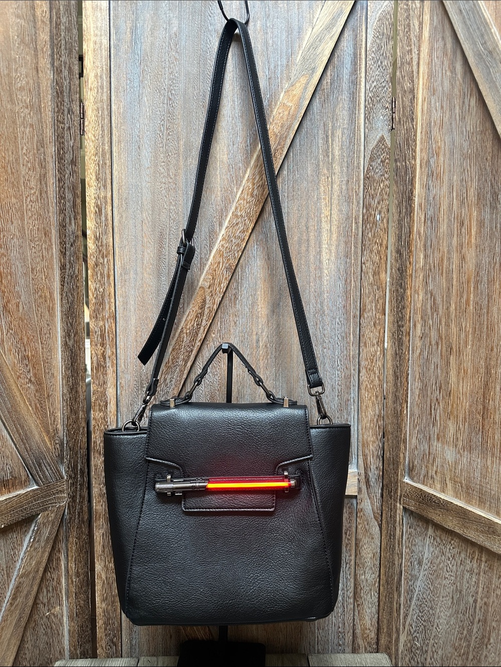 Star Wars Red Lightsaber Light-Up Crossbody Bag - BoxLunch Exclusive